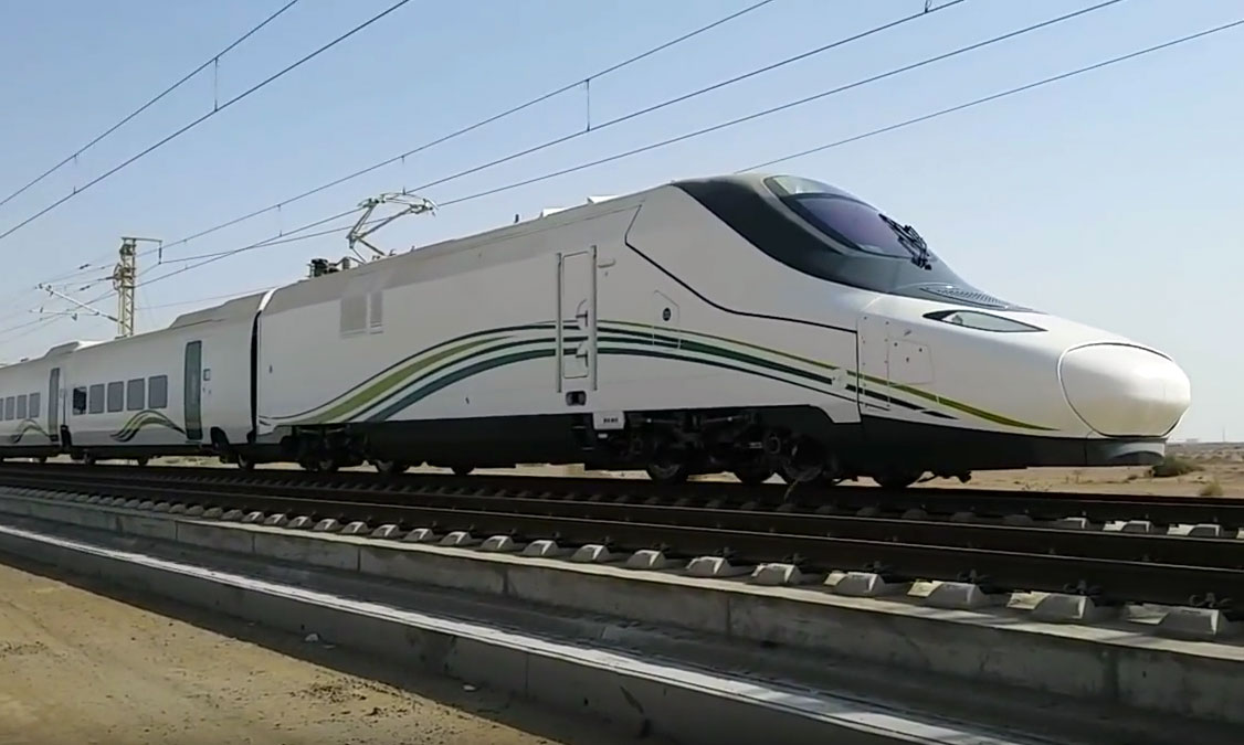 Haremeyn Hızlı Treni (Talgo 350) Mekke-Medine hattında